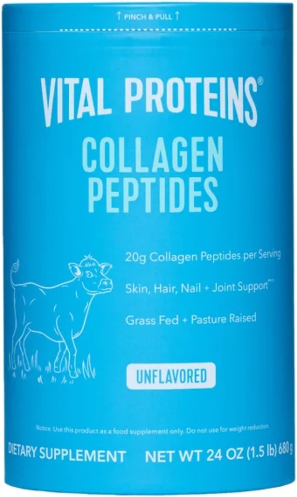 Vital Proteins Collagen Peptides Unflavored Dietary Supplement (Net Wt 24 Oz),