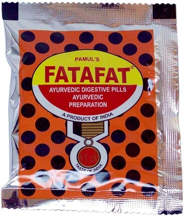 Fatafat Ayurvedic Digestive Pills (10x Packs x 13g Each) by Indian Fancy