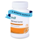 Klaire Labs SFI Health Adrenal Cortex - Targeted Adrenal Support Supplements for Cortisol Health - Purified, BSE-Free Lyophilized Extract from Pasture-Fed Bovine (60 Capsules)