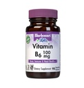 BlueBonnet Nutrition Vitamin B 6 100 mg Energy Vitamins for Women & Men - Nervous System Immune & Heart Health Support Supplement - Non-GMO, Vegan, Gluten-Free - 60 Vegetable Capsules