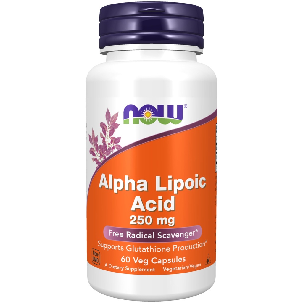 Now Foods Alpha Lipoic Acid, 60 Caps, 250 mg