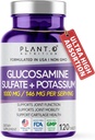 Glucosamine Sulfate with Potassium | Strong Joint Support Supplement | Supports Cartilage and Connective Tissues | Aids Knee and Bone Structure | 120 Tablets