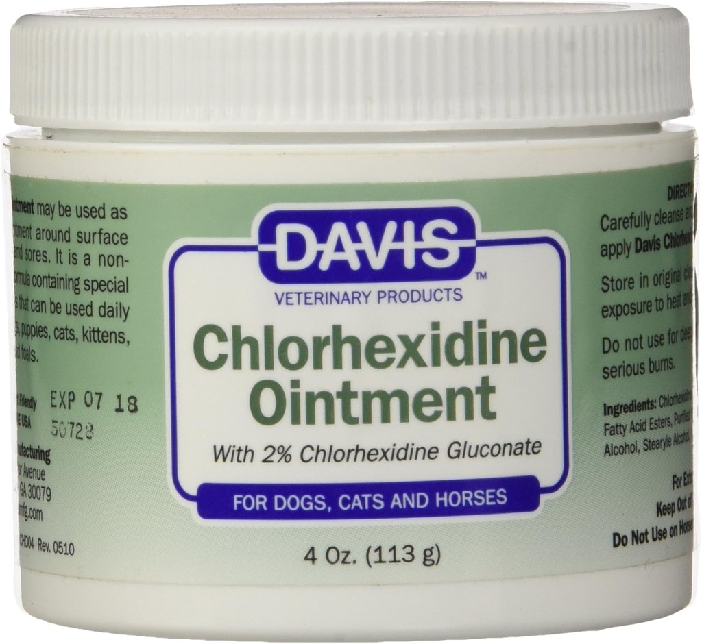 Davis 2% Chlorhexidine Ointment, 4 oz