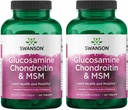 Swanson Glucosamine Chondroitin & Msm 500/400/200 Milligrams 120 Tabs (2 Pack)