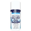 Structured Colloidal Silver Gel Extra Strength - Topical Cooling - pH Balanced 35ppm Structured Silver Provides Soothing Relief of Burns & Skin Irritations