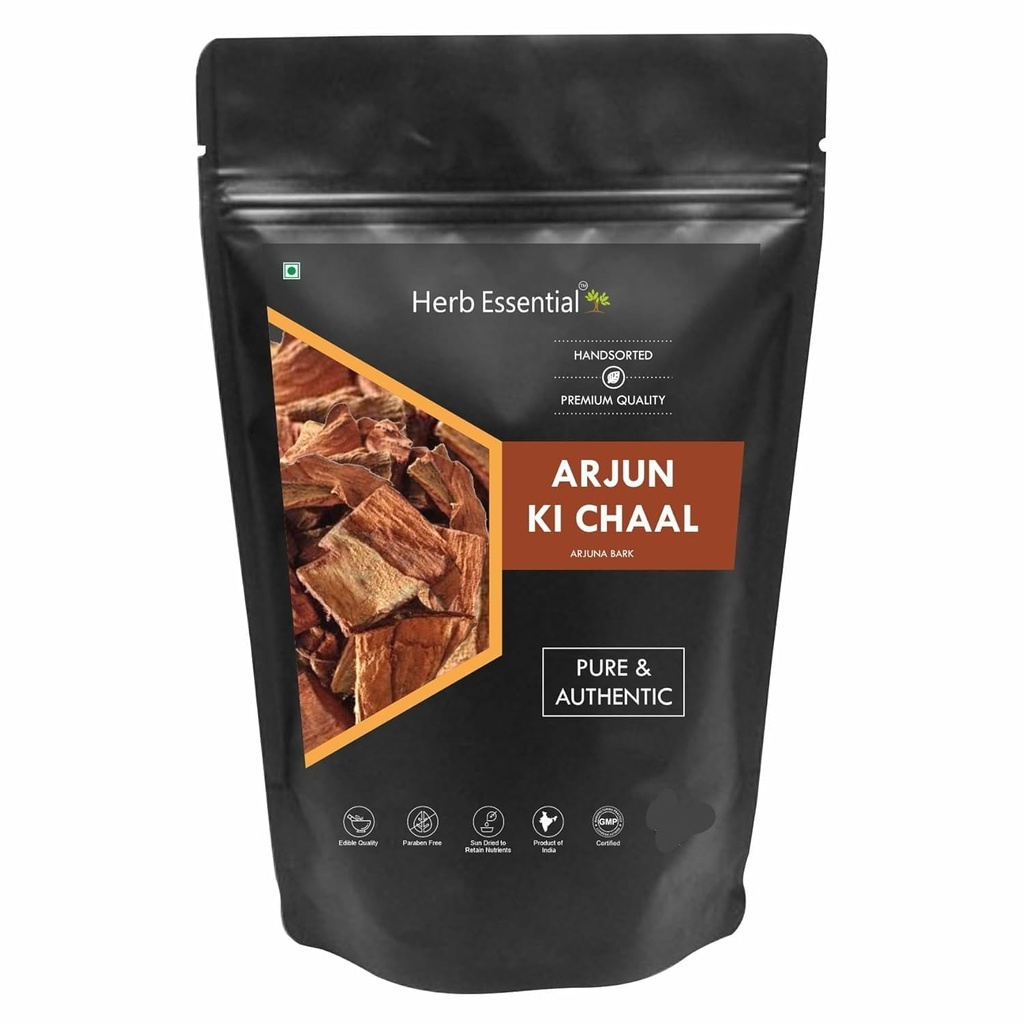 Arjun ki Chaal- Raw, Terminalia Arjuna Bark | Raw Dry Organic Arjun Tree Bark,Sun Dried 200 gm