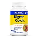 Enzymedica Digest Gold + ATPro, Maximum Strength Enzyme Formula, 14 Key Enzymes Including Amylase, Protease, Lipase and Lactase, 120 Capsules
