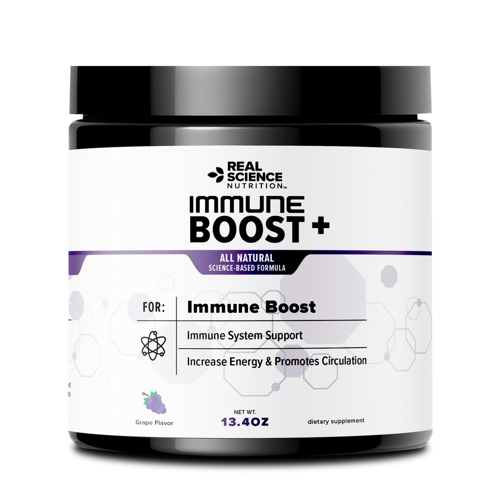 Immune Boost Plus | Natural Immunity Formula, Boost Immune System Health and Wellness, More Powerful Than Elderberry, Zinc, Echinacea - in a Fast Acting Powder