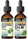 BIO KRAUTER Goldenseal Tincture 2 Fl. Oz. & Lemon Balm Tincture 2 Fl. Oz.