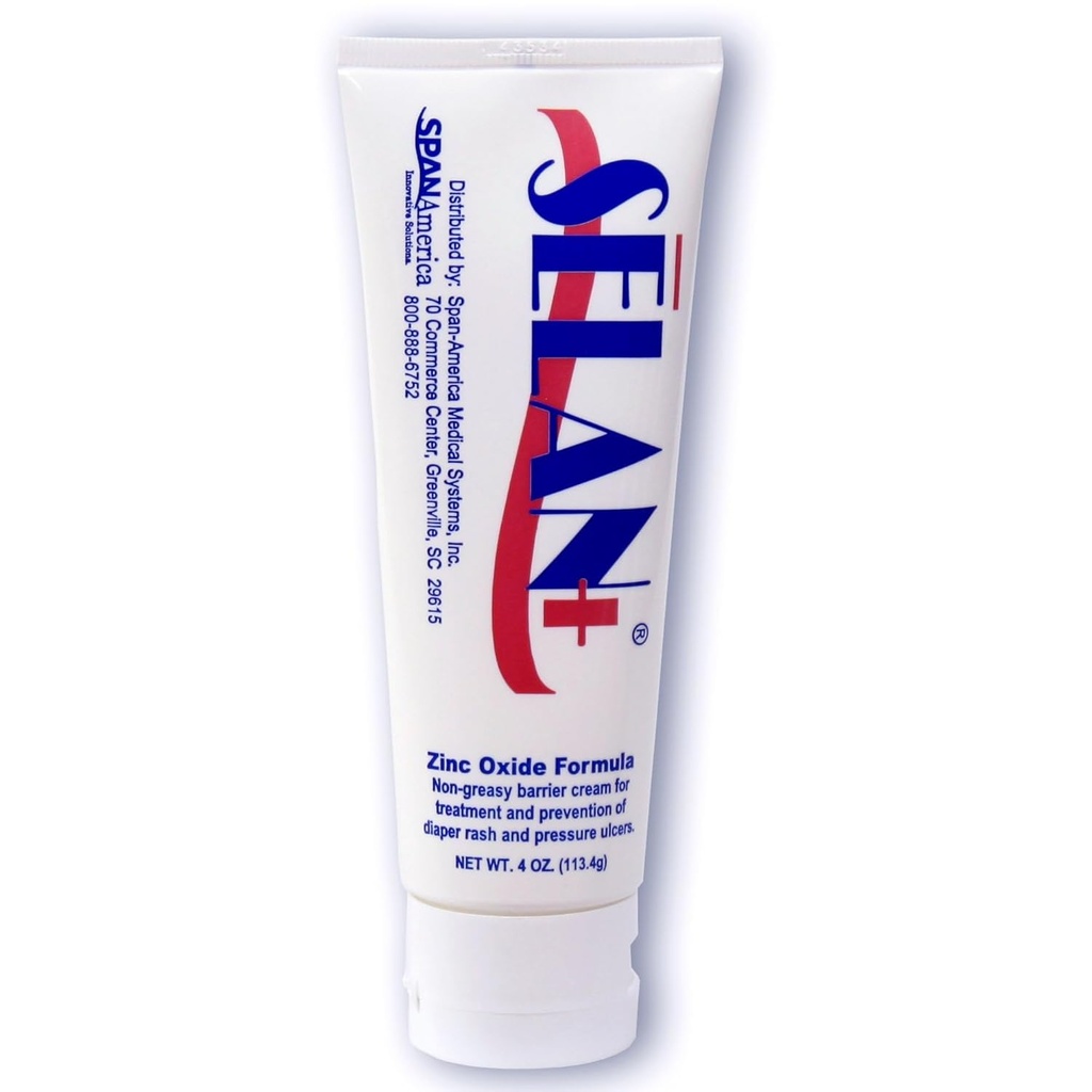 Selan+ Zinc Oxide Barrier Lotion - 4 oz Tube