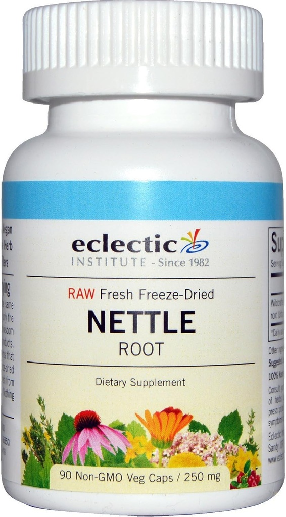 Eclectic Institute Nettle Root - 250 mg - 90 Vegetarian Capsules