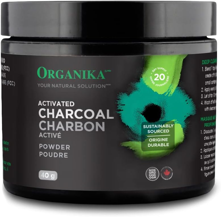 ORGANIKA Activated Charcoal Powder, 40 GR