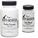 North Mountain Supply Pectic Enzyme 2 Ounce Jar and AB-4oz Food Grade Acid Blend Bundle