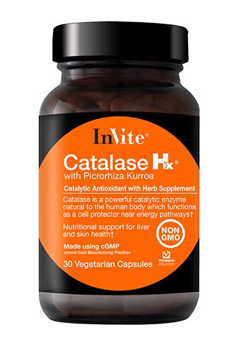 Invite Health Catalase Hx (with Picrorhiza Kurroa), Supports Liver, Skin Health, Non-GMO Dietary Supplement, 30 Vegetarian Capsules (Pack of 1)