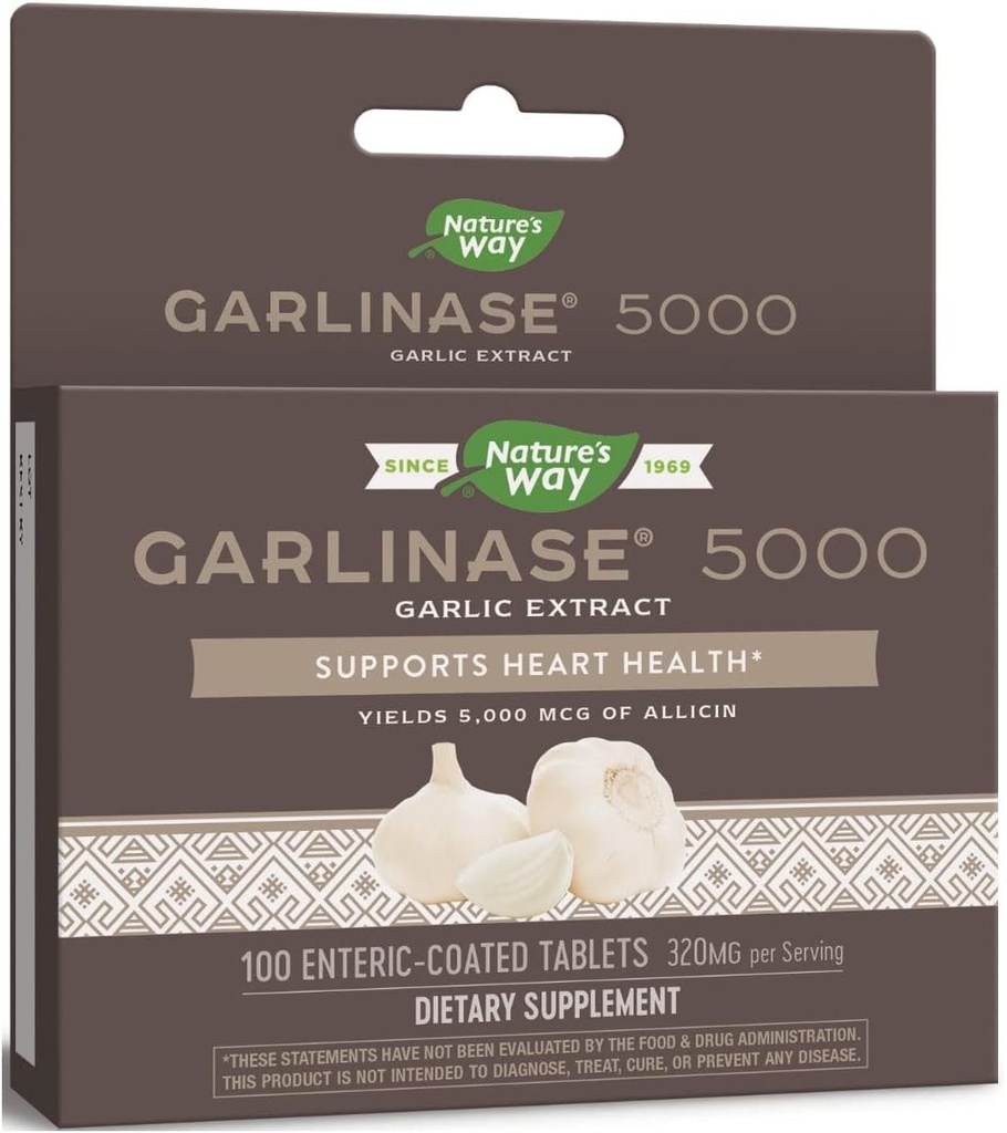 Nature's Way Garlinase Fresh, 100 Tablets