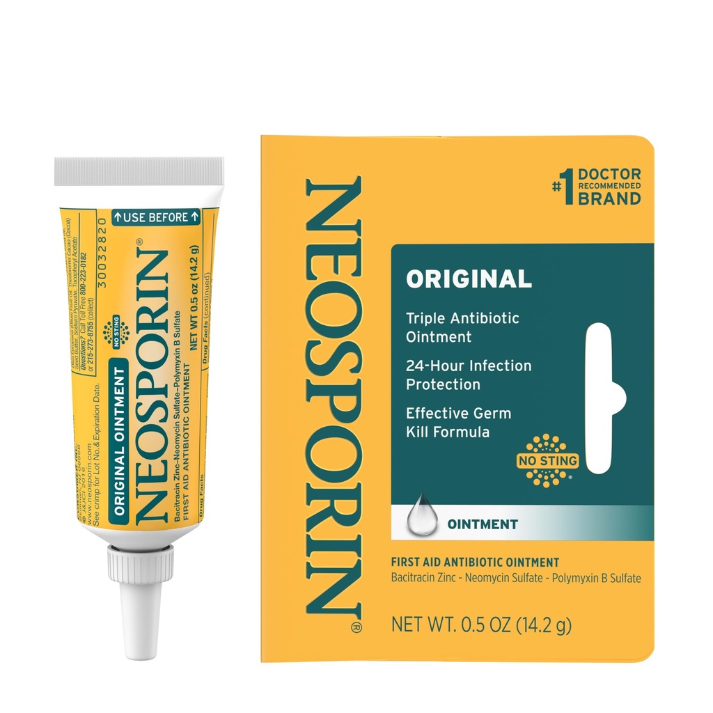 Neosporin Original Triple Antibiotic Ointment, 0.5 oz