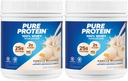 pure protein Powder - Whey, High Protein, Low Sugar, Gluten-Free, Vanilla Cream Flavor - 1 lb (Packaging May Vary) (Pack of 2)