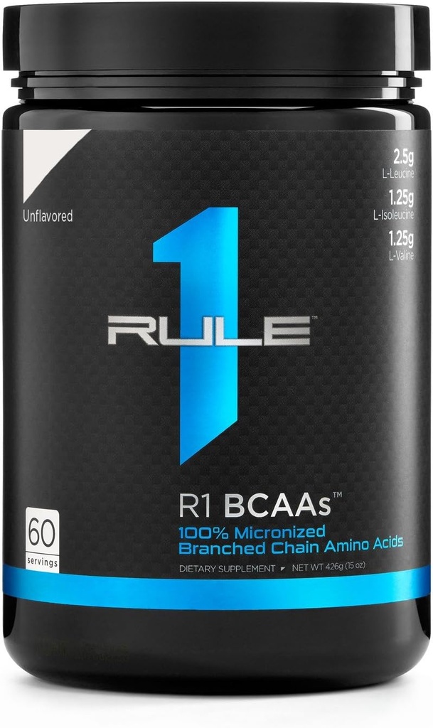 R1 Bcaa 60 Serv Unflavored, 318 Gram