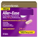 GoodSense Aller-Ease - Fexofenadine Hydrochloride 180 mg Tablets - 24-Hour Allergy Medicine for Indoor & Outdoor Relief, 30 Count