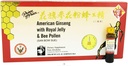 Amer Ginseng with Royal Jelly Bee Pollen (10 Single Serving Bottles)