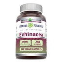 Amazing Formulas Echinacea Supplement | 400 Mg per Serving | 240 Veggie Capsules | Non-GMO | Gluten-Free | Made in USA