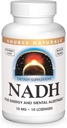 Source Naturals NADH 10mg, Boost Energy and Mental Alertness - 10 Tablets