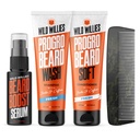 Wild Willies Beard Care Kit, Biotin Fortified Shampoo and Conditioner with Caffeine, Two 4-Oz Bottles, Promotes Healthy Beard Growth