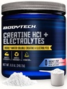 BodyTech Creatine HCl + Electrolytes Powder, Highly Water-Soluble Creatine with Electrolyte Minerals, Supports Hydration and Performance, Rocket Pop Flavor, 8.8 oz, 75 Servings