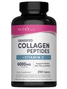 NeoCell Collagen Peptides | 250 Tablets | with Vitamin C | Grassfed Supplement | Hair, Skin, & Nails | for Women and Men