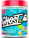GHOST Amino: Essential Amino Acid Supplement, Sonic Ocean Water - 40 Servings - Intra-Workout Powder for Hydration and Recovery 4.5g BCAA & 5.5g EAA - Soy & Gluten-Free, Vegan