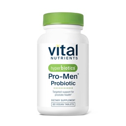 Hyperbiotics Vital Nutrients Pro Men Probiotics | Vegan Advanced Probiotics for Men | Clinically Studied for Prostate Health, Digestive Balance and Gut Health | Gluten, Dairy, Soy Free | 60 Tablets