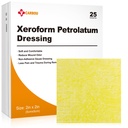 Carbou Medical Xeroform Petrolatum Dressing 2"x2", 25 Pack, Non-Stick Gauze | Breathable Gentle, Soft Fine Mesh Gauze Patch for Wound Care, Burns, Lacerations, Skin Grafts & Surgical Incisions
