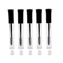 5PCS/5ML Reusable Empty Eyelash Growth Oil Mascara Bottles Tube Holder Container Eyelash Wand Vials with Brush