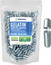 XPRS Nutra Size 0 Empty Capsules - 500 Count Empty Gelatin Capsules - Pills DIY Capsule Filling - Pure Bovine Pill Gel Caps for Do-It-Yourself Supplements (Silver)