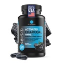 Dr. Robaina Activated Charcoal Capsules 1200 mg – Coconut-Shell Carbon for Gas & Bloating Relief, Digestive Comfort & Next-Morning Support – Vegan • Non-GMO – 100 Count, USA Made
