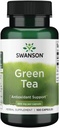 Swanson Green Tea Extract Supplement - Antioxidant Rich - 500 MG Green Tea Leaf Powder - 100 Capsules