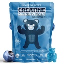 Creatine Monohydrate Gummies for Men & Women | 5000mg of Creatine Gummies per Serving | Sugar, Gluten Free & Halal | Pack of 90 for Pre Workout & Muscle Recovery | Blueberry Flavor