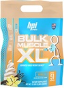 BPI Sports Bulk Muscle XL - Advanced Mass Weight Gainer for Serious Muscle Building & Recovery, 25g Protein & 497 Calories Per Serving - Chocolate, 13lb Bag (13lb, Vanilla)