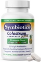 Symbiotics Colostrum 120ct Chewables Plus - Immunity Support for Adult & Kids - Lactoferrin Supplement & Colostrum Protein - Supports Digestion & Gut - 25% lgG Antibodies, Gluten Free - Pineapple