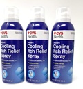 CVS Instant Cooling Itch Relief Spray Hydrocortisone 1% Intensive Therapy 3 Oz (3 Pack)