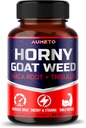 Horny Goat Weed Supplement with L-Arginine Tribulus Terrestris Maca Root Tongkat Ali - Male Energy, Strength and Memory Support (90 Count (Pack of 1))