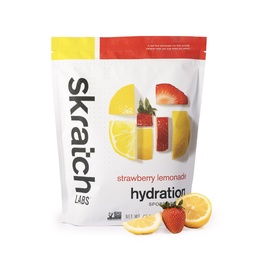 Skratch Labs Hydration Sports Drink Mix – Real‑Fruit Electrolyte Powder for Fast Hydration & Endurance | Strawberry Lemonade | 60 Servings | Vegan, Non‑GMO, Clean Ingredients