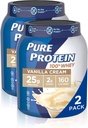 Whey Protein Powder by Pure Protein, Gluten Free, Vanilla Cream, 1.75lbs, 2 Pack