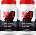 (2 Pack) Tribal Force X Capsules, TribalForceXL Max Performance Support For Men, TribalForce X All Natural Pills, TribalForces XXL Male Formula for Lasting Energy, TribalForces X Review (120 Capsules)