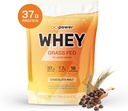 GOPOWER Whey Protein Powder, with BCAAs, Grass Fed Protein Powder, 2 Pound, 18 Servings