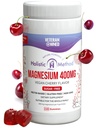 Magnesium Citrate Gummies for Kids & Adults - Sugar-Free, Vegan and Non-GMO for Better Sleep and Relaxation - Cherry Flavor with No Sugar Alcohol - 240 Count