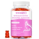Inositol Gummies Sugar Free, Myo-Inositol & D-Chiro Inositol 40:1 Ratio Supplement for Women, Fertility, Hormone Balance, Ovarian Health, 60 Count
