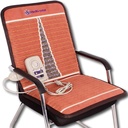 MediCrystal Far Infrared Chair Mat - 40”L x 20”W - Natural Amethyst - FIR Heating 86-158°F (30-70°C) - Negative Ion - Original Manufacturer- Hot Stone Pad