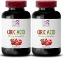 uric acid buildup - URIC ACID - uric acid management, reduce uric acid quickly, supplements for uric acid, how to lower uric acid, green coffee extract, tart cherry capsules, pomegranate 2Bot 120Cap