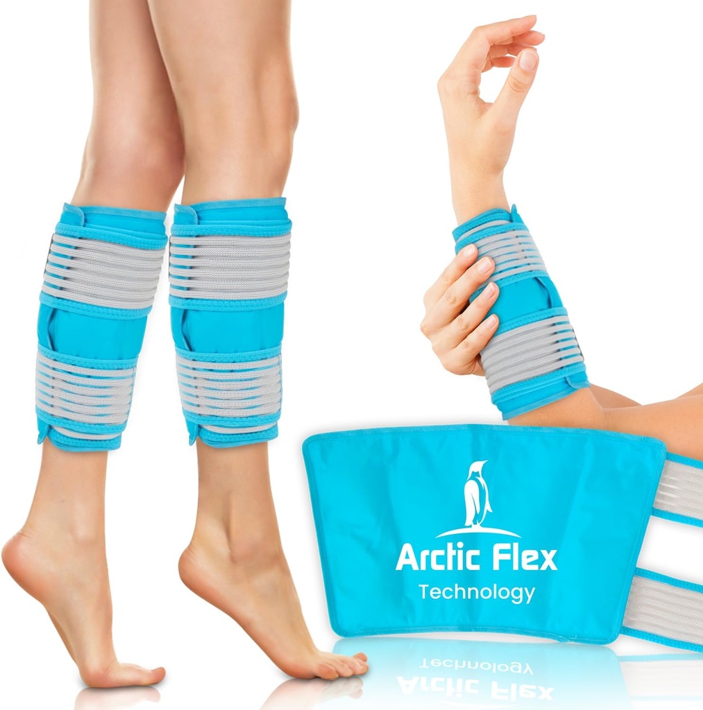 Calf Ice Pack Wrap - Shin Splint & Leg Pain Relief